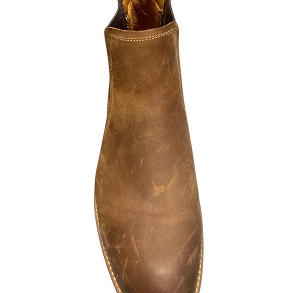 Florsheim Dark Brown Leather Ankle Boots main image 8